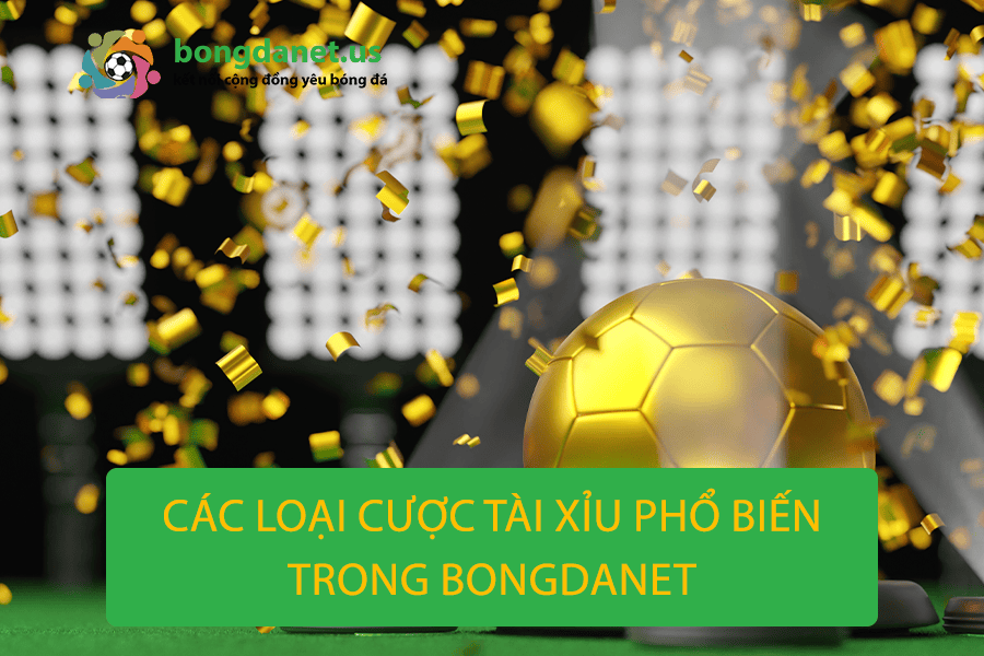 Các loại cược tài xỉu phổ biến trong bongdanet